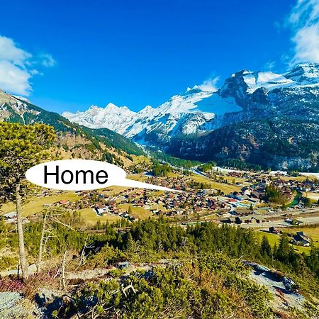 Unique Penthouse With Gallery And Mountain View Kandersteg Extérieur photo