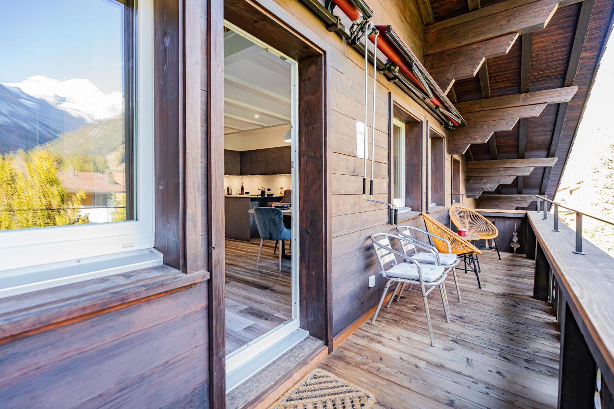 Unique Penthouse With Gallery And Mountain View Kandersteg Extérieur photo