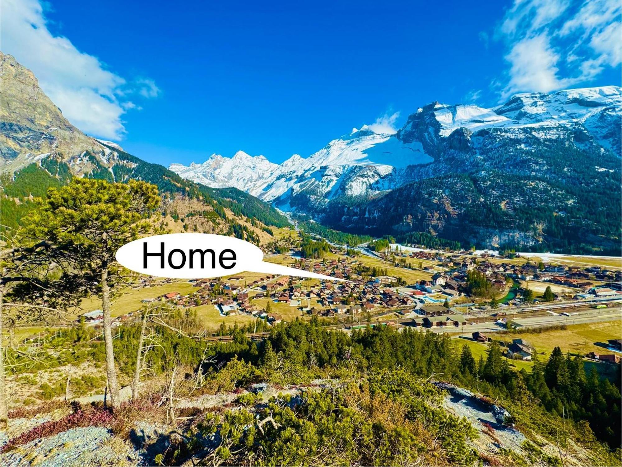 Unique Penthouse With Gallery And Mountain View Kandersteg Extérieur photo